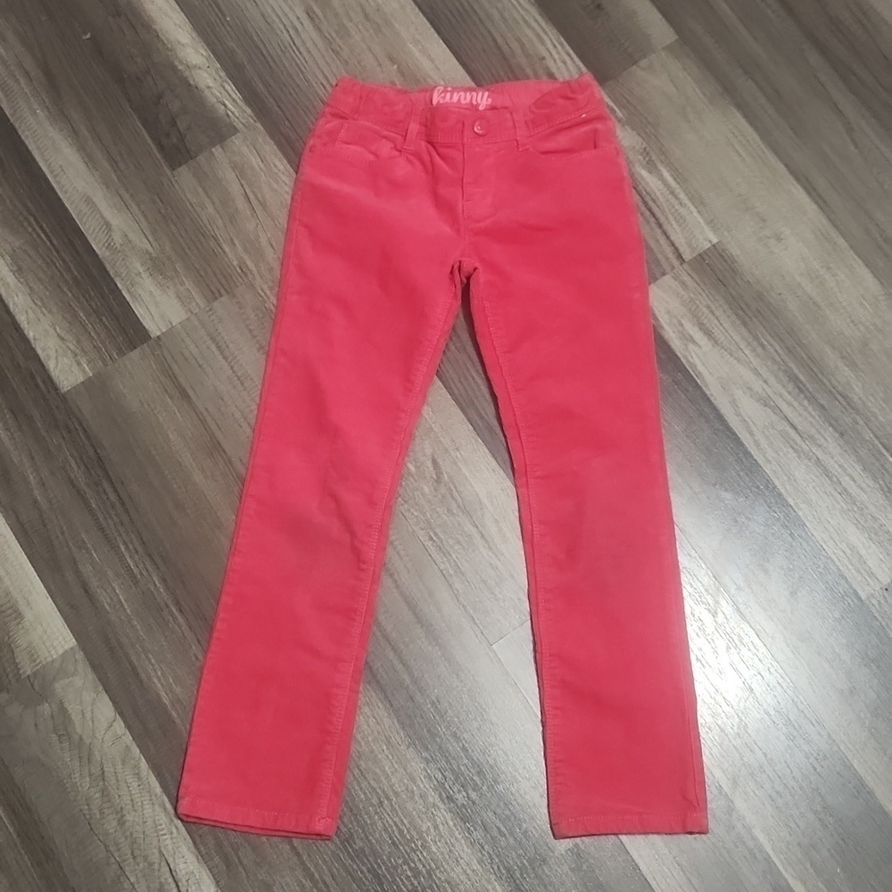 GYMBOREE Corduroy Pants Size 6 Pink Adjustable Waist